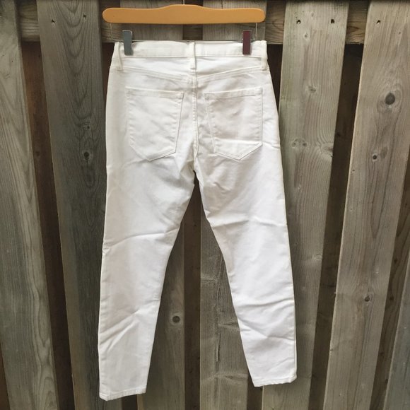 NWT Banana Republic skinny white jeans - size 25P - Picture 5 of 9